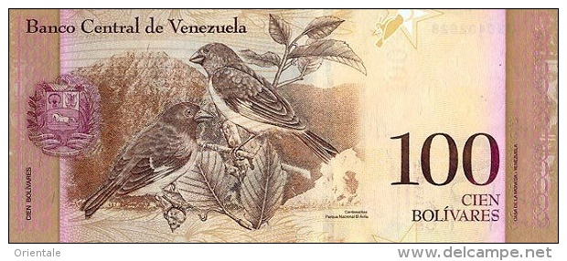 VENEZUELA P. 93e 100 B 2012 UNC - Venezuela