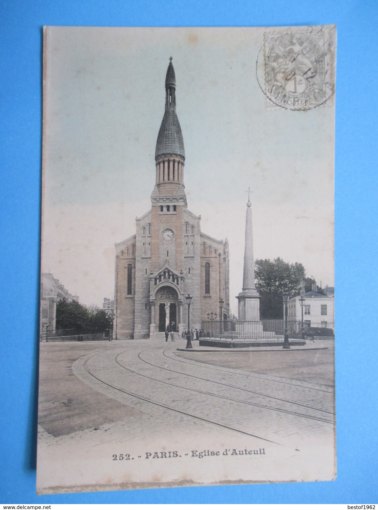 2809 Francia France Paris L'Eglise D'Auteuil 1910 - Otros & Sin Clasificación