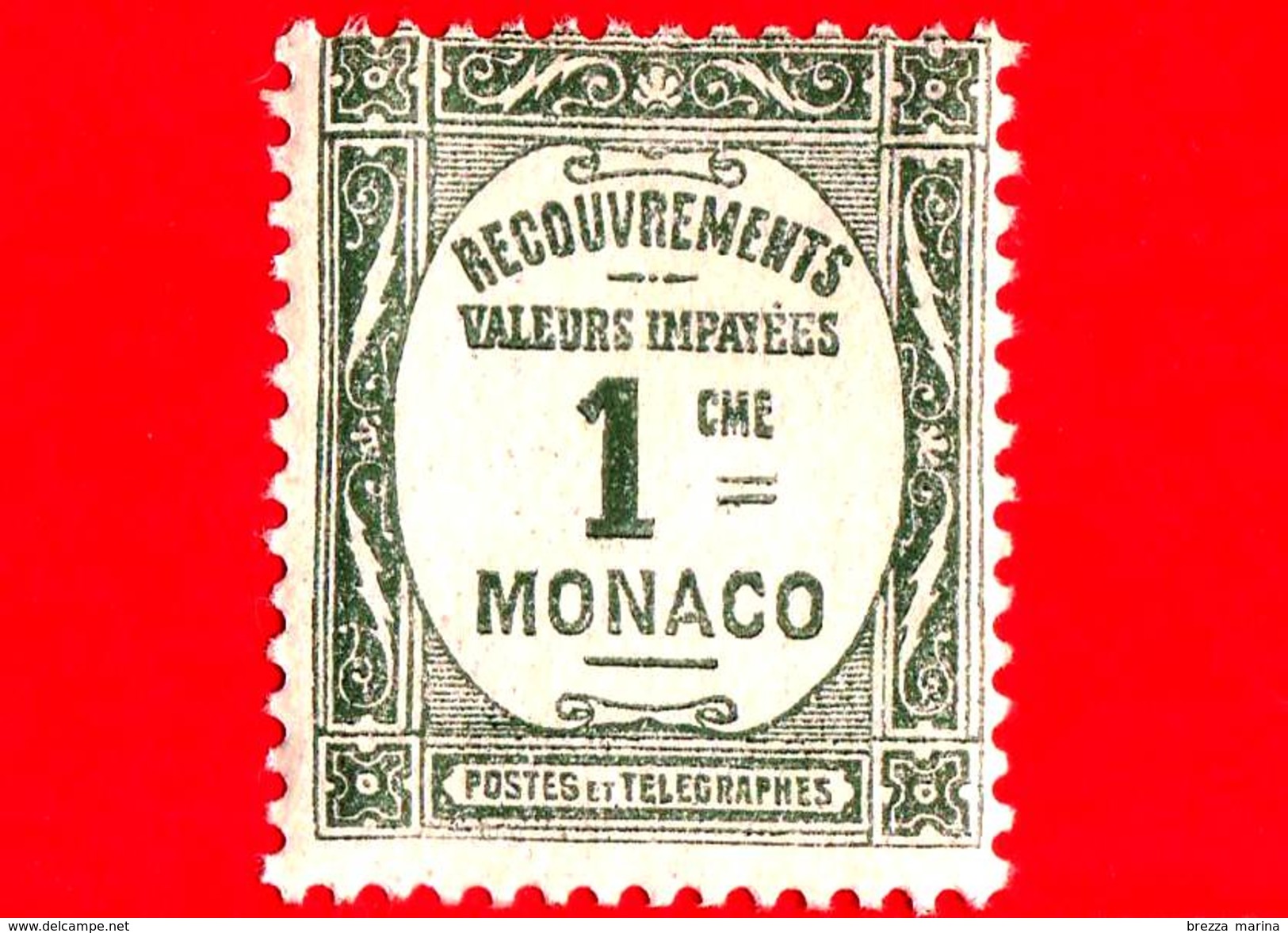 Nuovo - MNH - Principato Di MONACO - 1925 - Numeri - Francobolli Vaglia Postale - 1 - Steuermarken