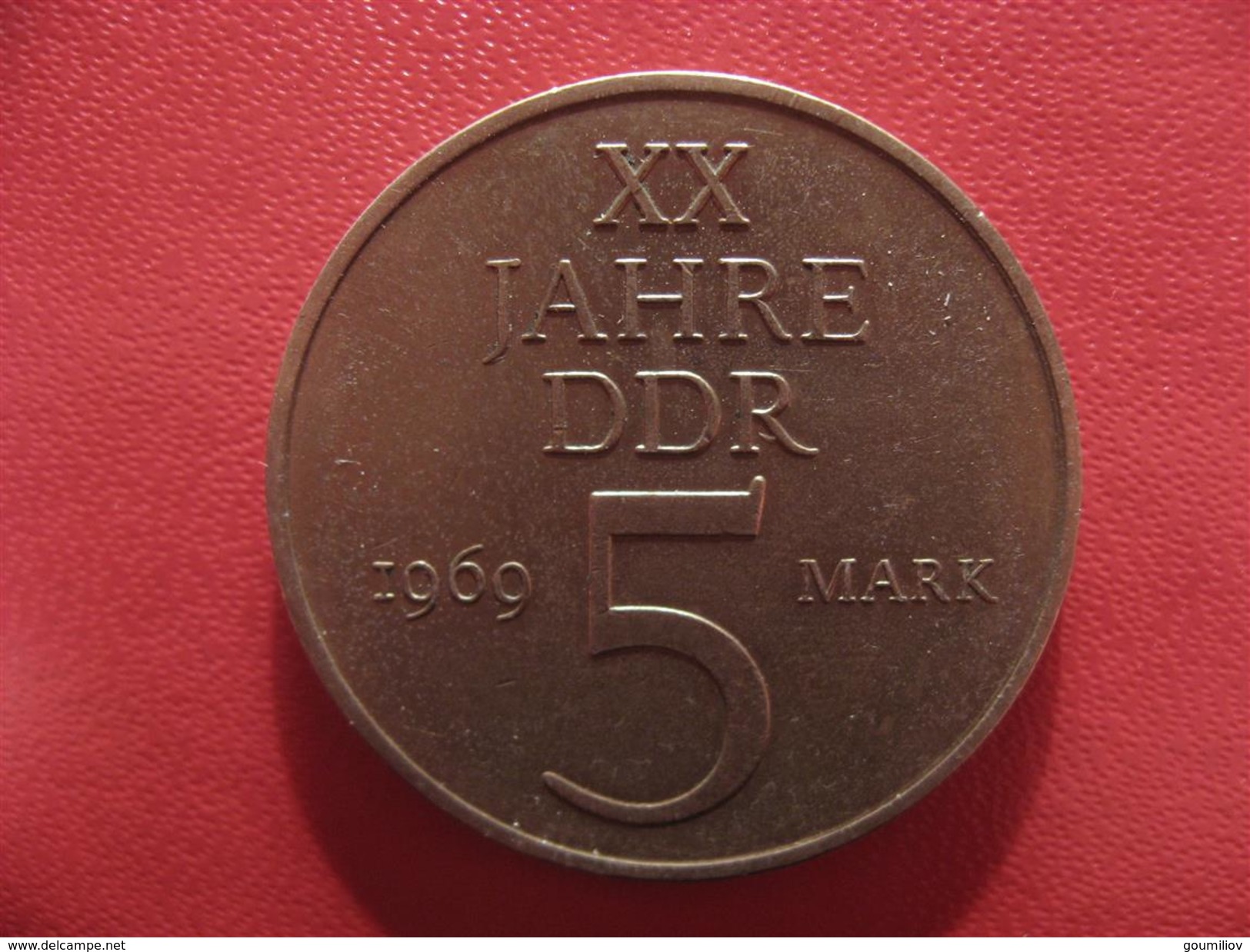 Allemagne République Démocratique - 5 Mark 1969 2663 - 5 Marcos