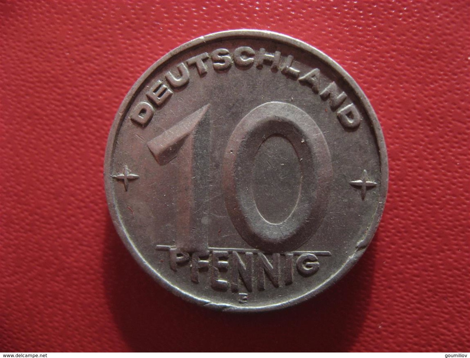 Allemagne République Démocratique - 10 Pfennig 1950 E - Double Date 2824 - 10 Pfennig