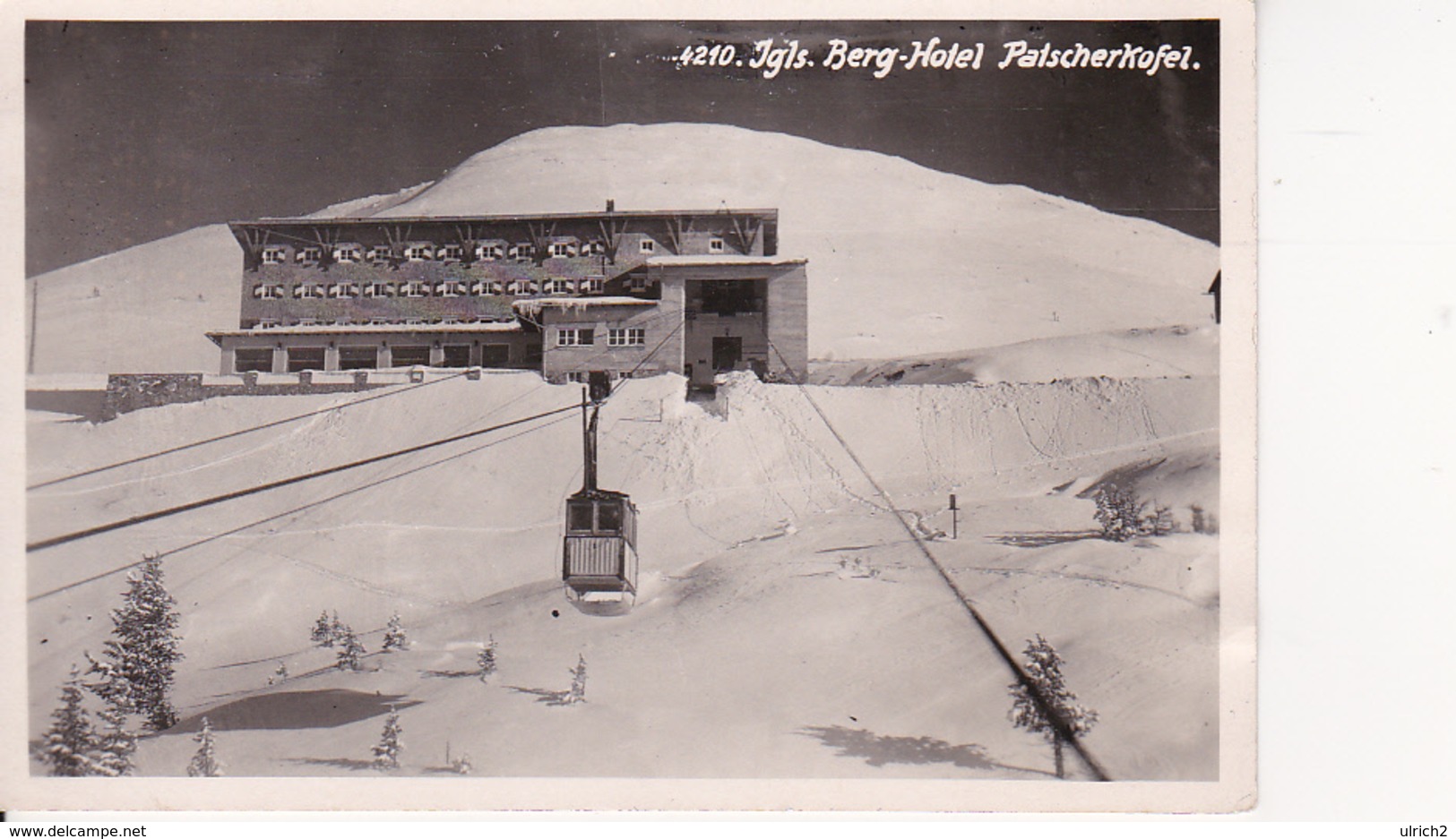 AK Igls - Berg-Hotel Patscherkofel - Seilbahn - 1942 (26079) - Igls