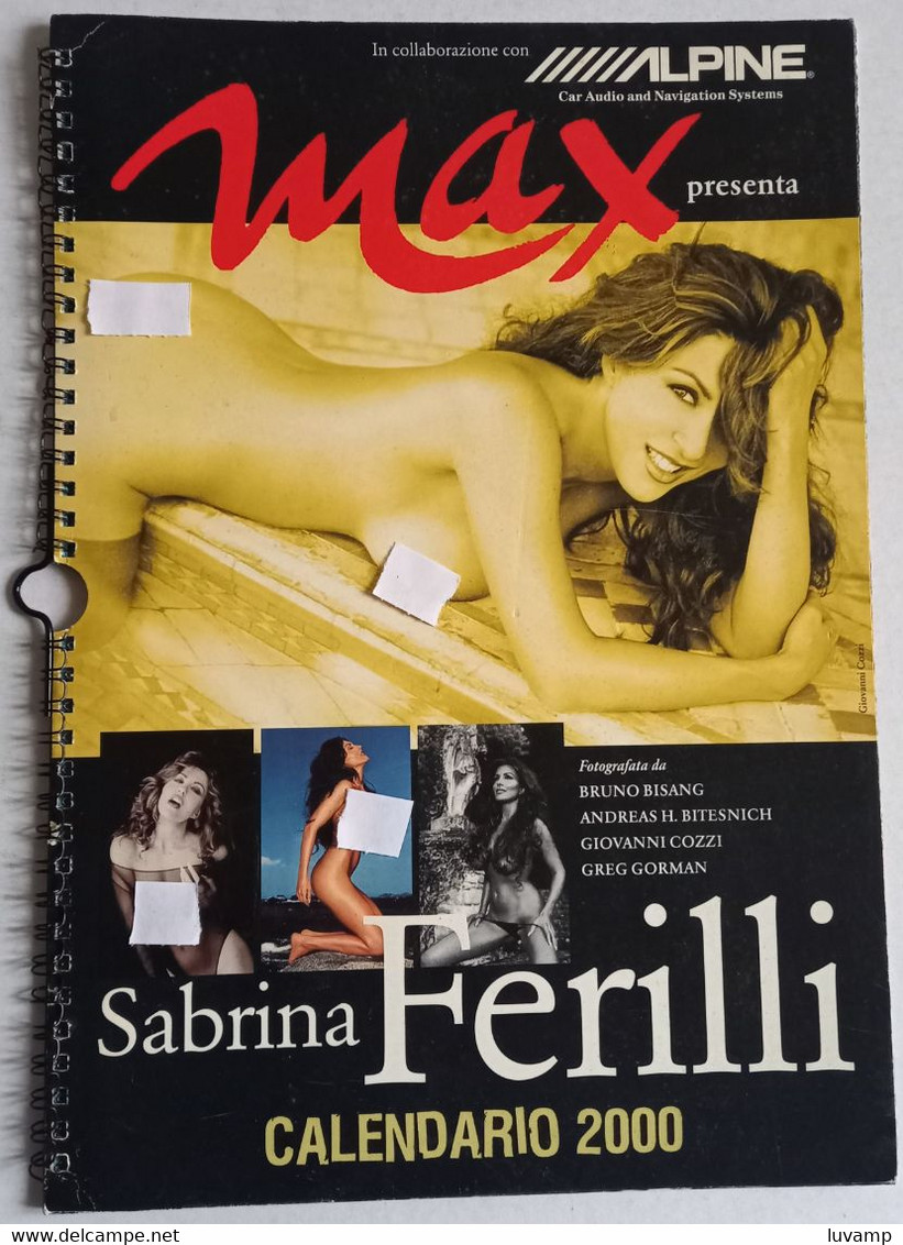 SABRINA FERILLI - SEXY  CALENDARIO 2000 MAX (  CART 66) - Formato Grande : 1991-00