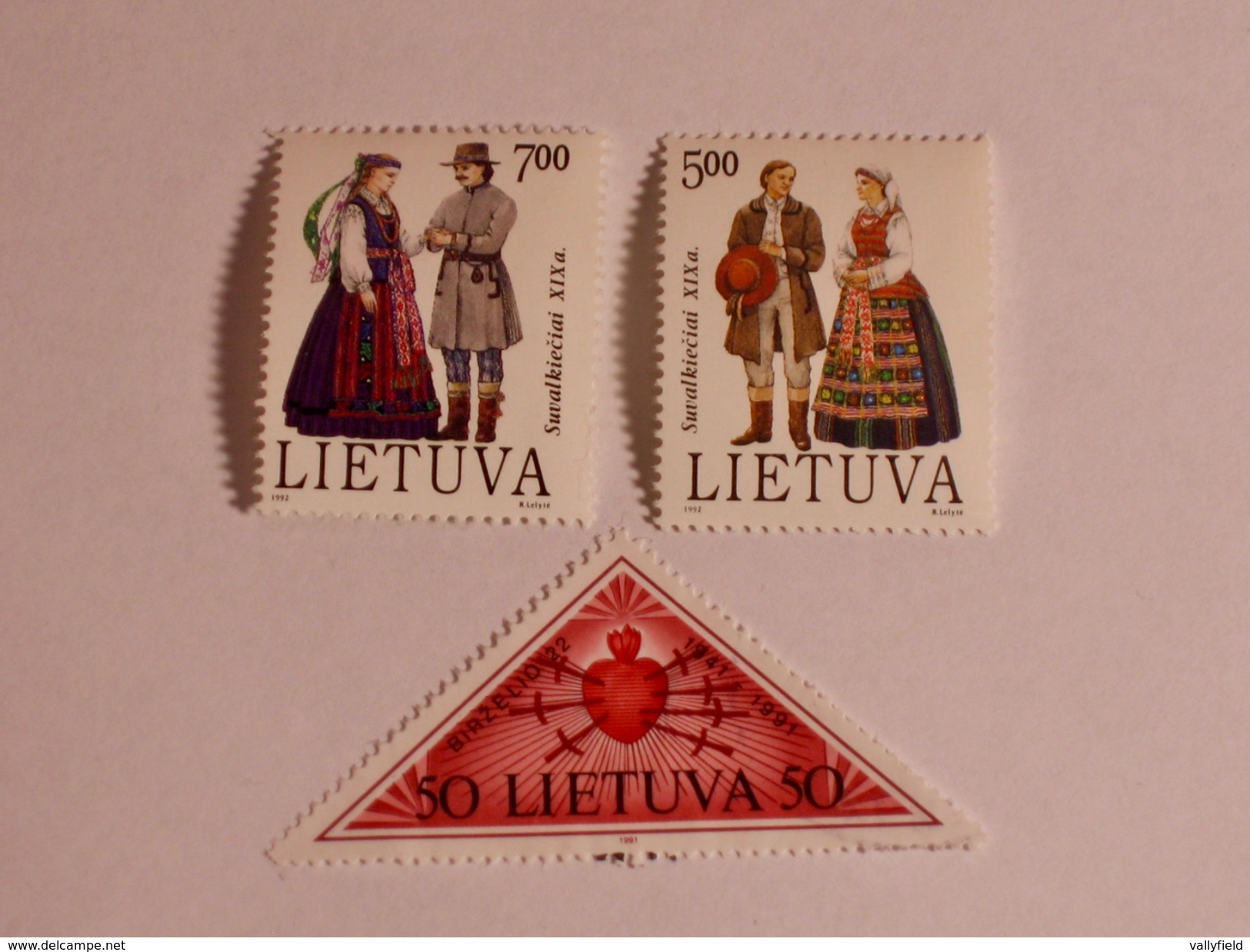 LITUANIE  1991-92  LOT # 12; - Lithuania