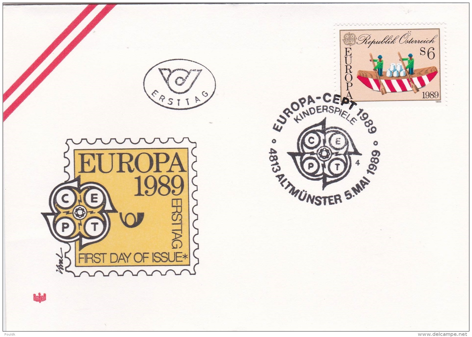 Austria 1989 FDC Europa CEPT  (T2-14) - 1989