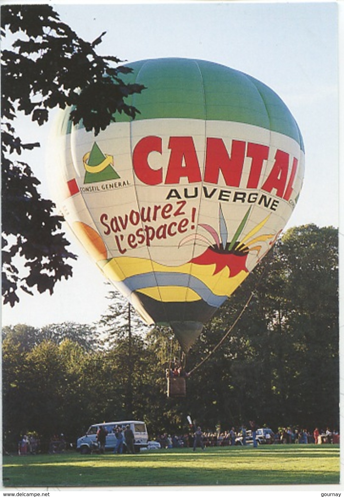 Valmont (76)  Montgolfiades Du Château N°106 Envol Matin Septembre 1997 - Montgolfière Cantal Auvergne - Fesselballons