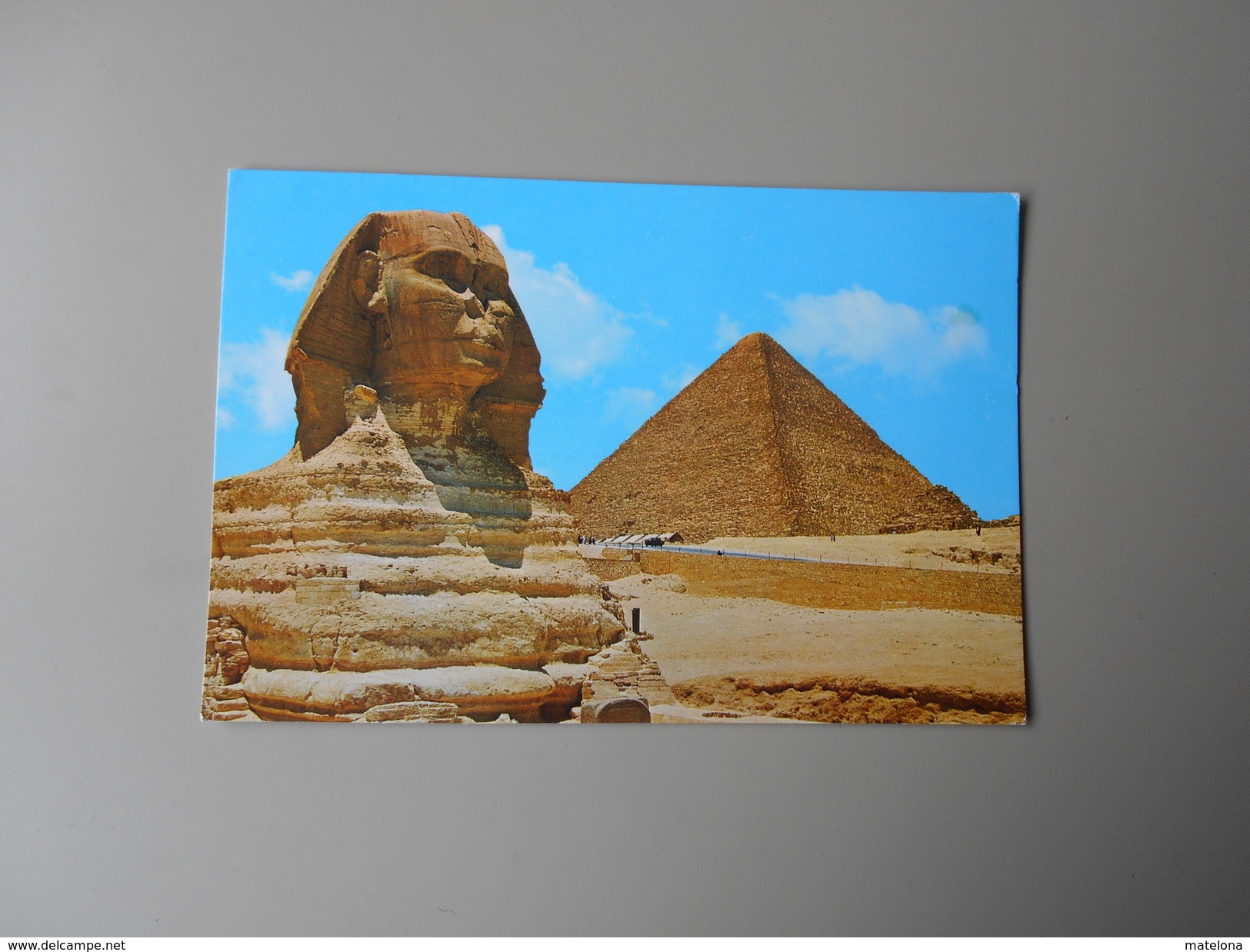 EGYPTE GIZA LE GRAND SPHINX ET PYRAMIDE DE CHEOPS - Sphinx