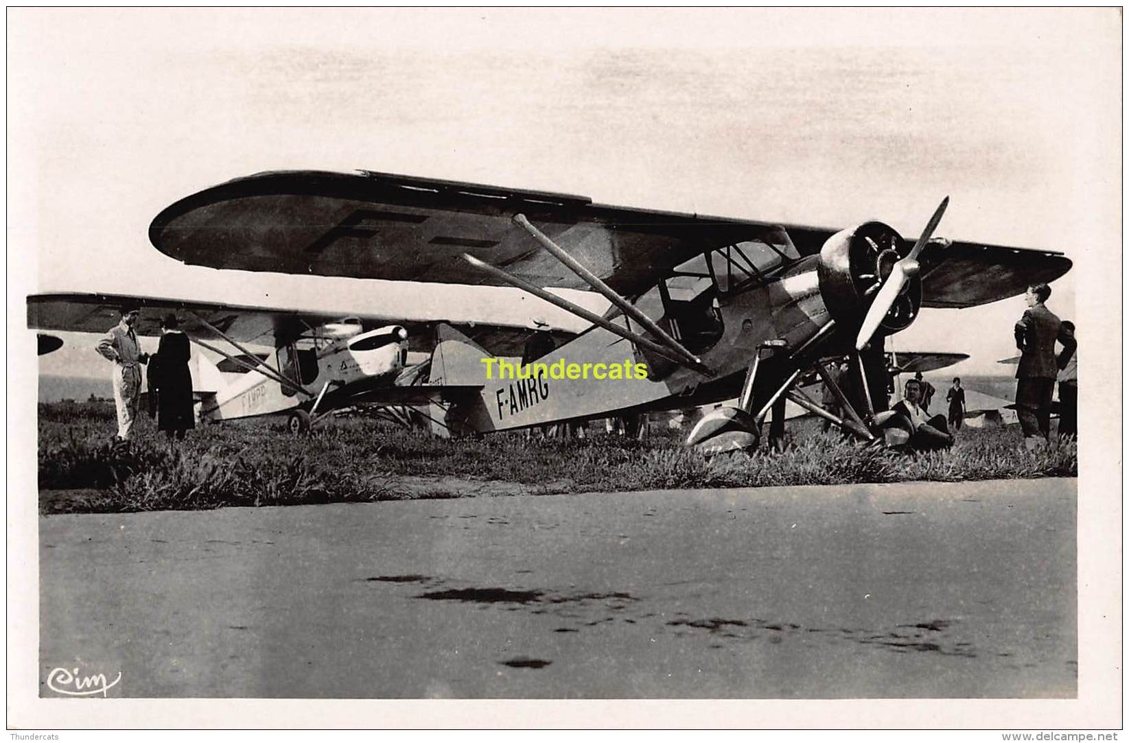 CPA AVIATION ISTRES CARTE DE PHOTO AVION DE TOURISME POTEZ 58 MOTEUR POTEZ Q AB - ....-1914: Précurseurs