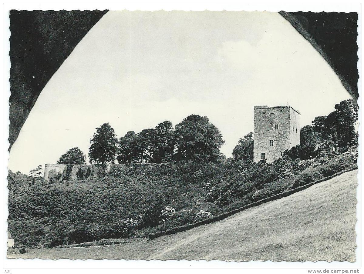 CPSM TRINITE NOTRE DAME, FILLES DE MARIE ( PARIDAENS ), BEAUMONT, LA TOUR SALAMANDRE ET LES REMPARTS, HAINAUT, BELGIQUE - Beaumont