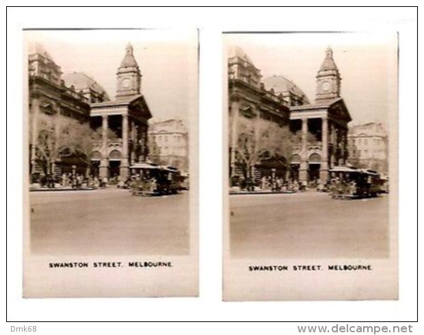 MELBOURNE - SWANSTON STREET - CAVANDERS CIGARETTES PEEPS INTO MANY LANDS 1920s - Autres & Non Classés