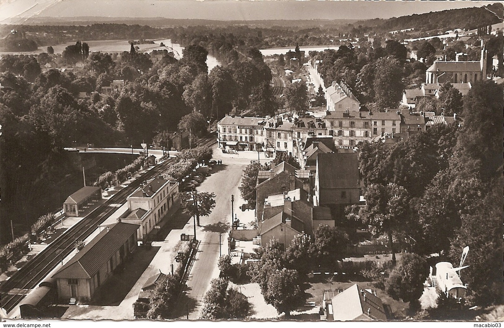 95  Val D' Oise  :  Parmain  La Gare             Réf 2583 - Parmain