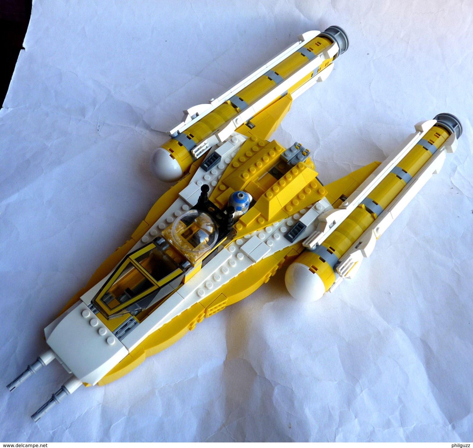 LEGO STAR WARS Vaisseau ANAKIN'S YWING STARFIGHTER Loose Légo 8037 - Figurines