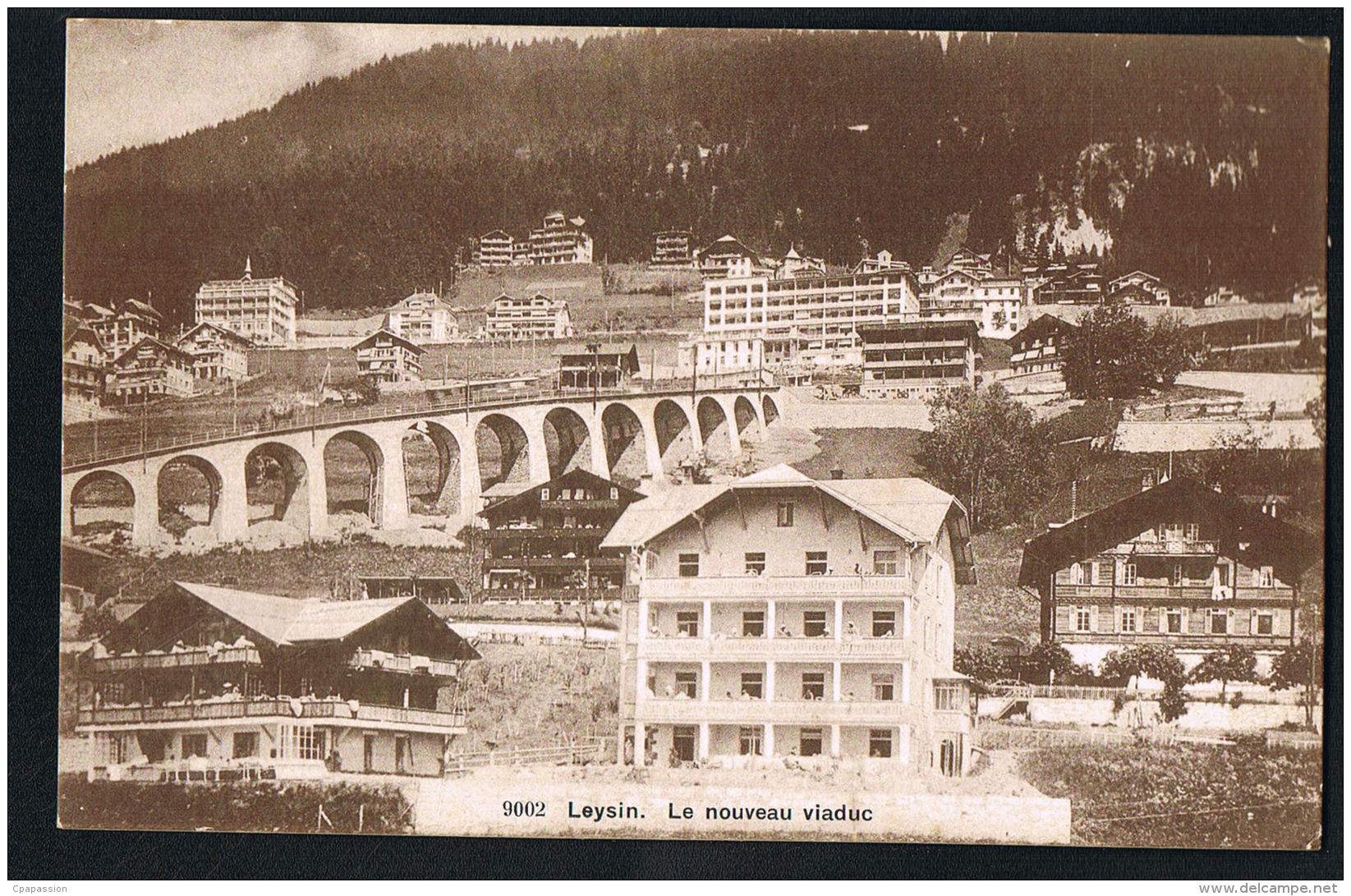 LEYSSIN- VAUD- SUISSE - Le Nouveau Viaduc - Demereaz Edit Lausanne 9002- Paypal Sans Frais - Other & Unclassified