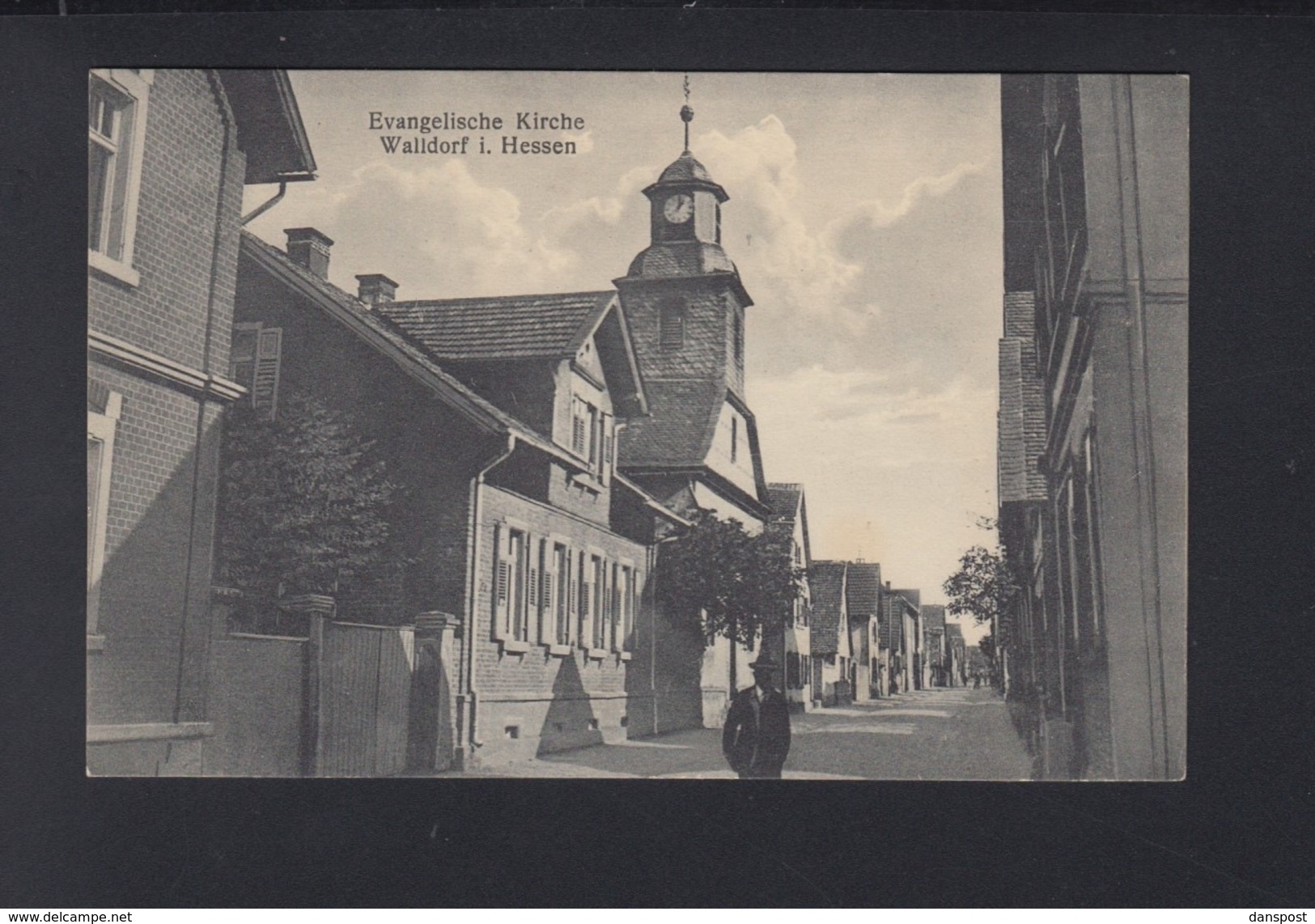 Dt. Reich AK Evangelische Kirche Walldorf - Moerfelden-Walldorf