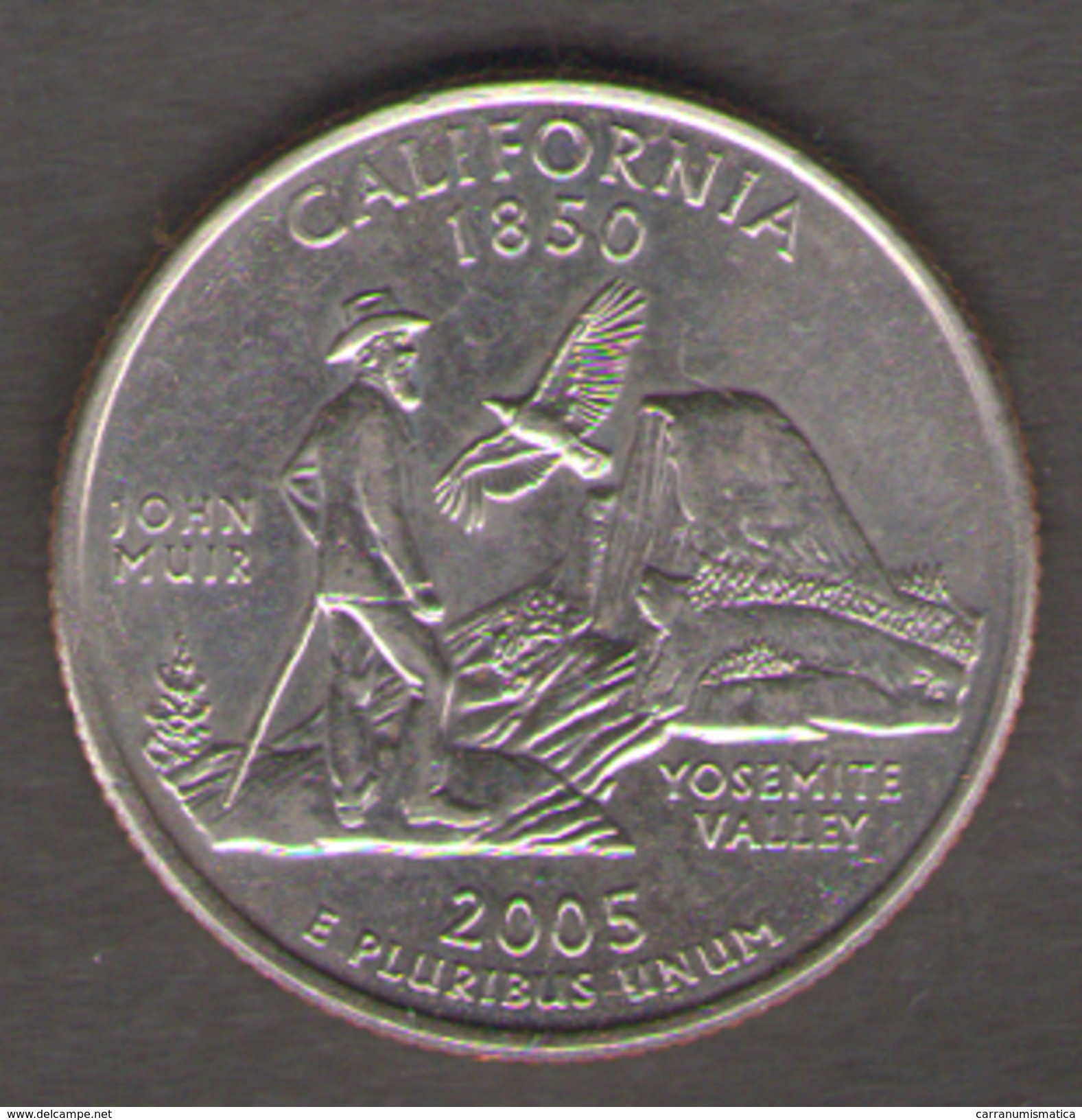 STATI UNITI QUARTER DOLLAR 2005 CALIFORNIA - 1999-2009: State Quarters