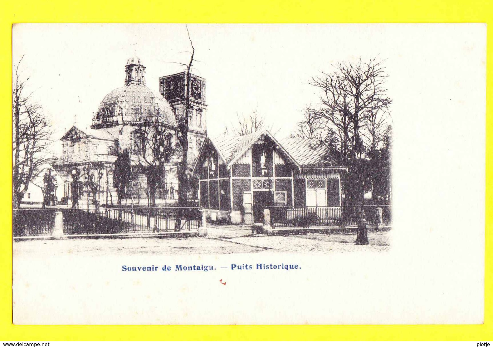 * Scherpenheuvel Zichem - Montaigu (Vlaams Brabant) * Souvenir, Puits Historique, Basilique, église, Rare, TOP - Scherpenheuvel-Zichem