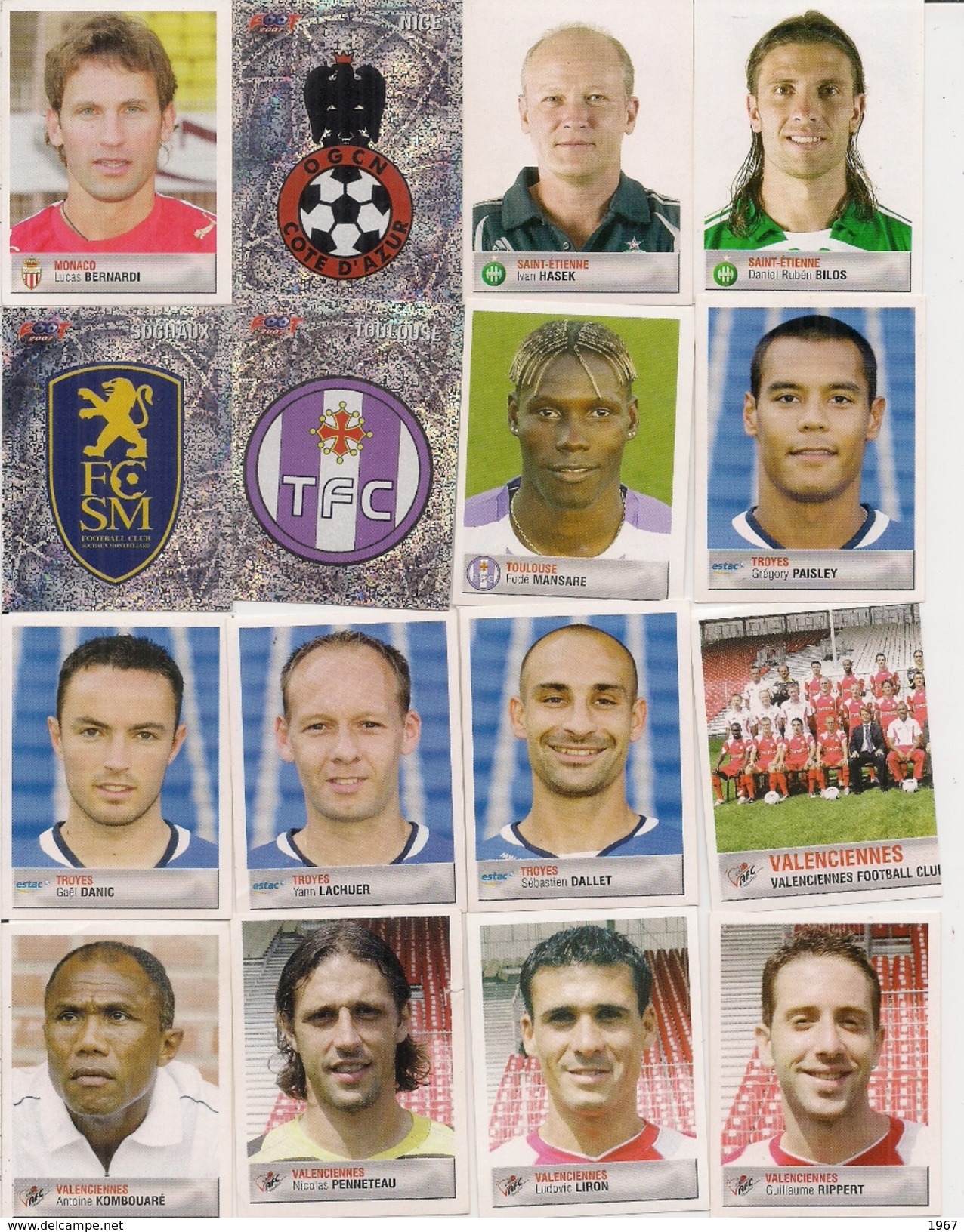 Lot De 67 Images PANINI - Toutes Différentes -  FOOT 2007  - Voir Tous Les N°.... - Edition Française