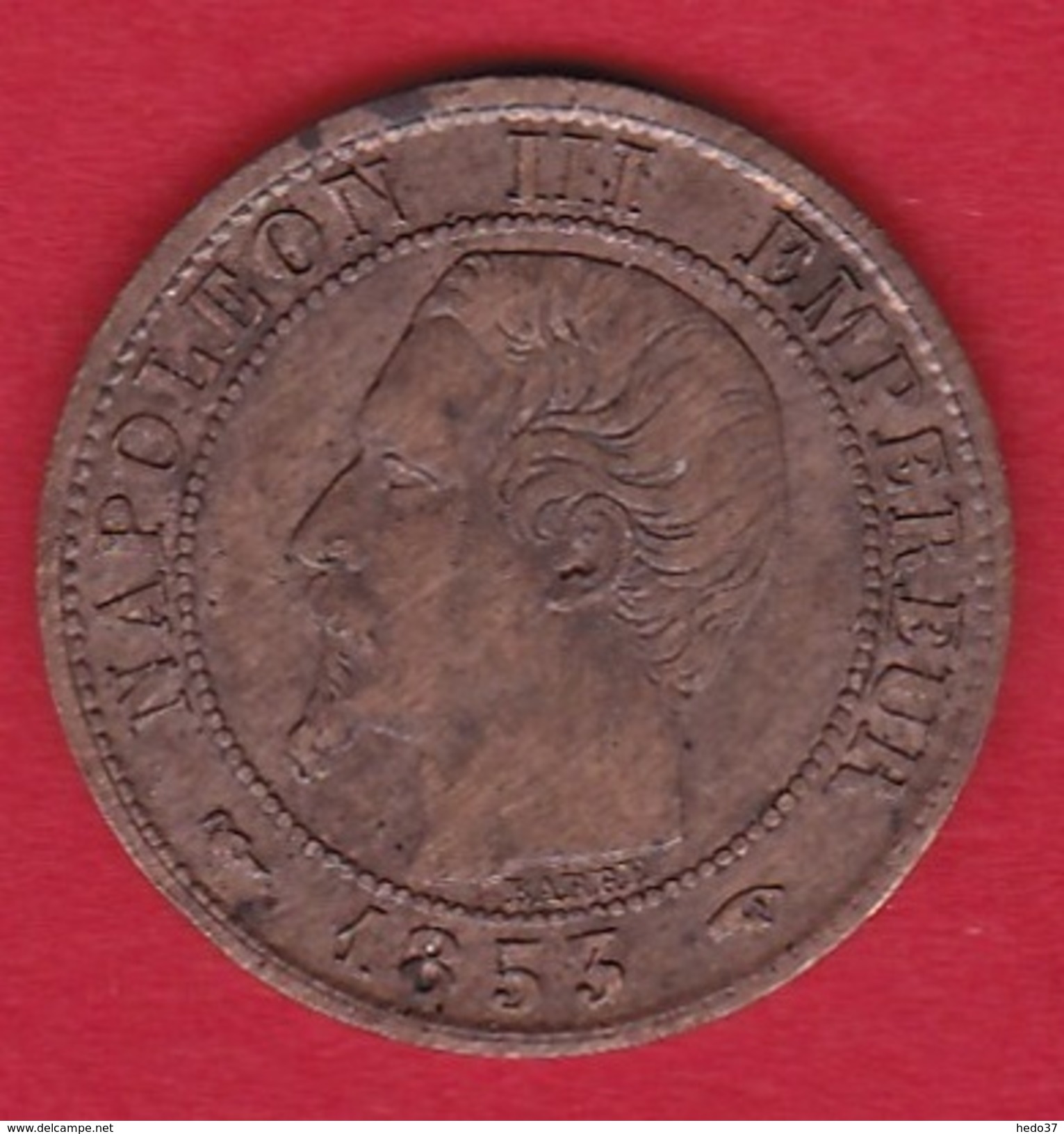 France 1 Centime Napoléon III Tête Nue - 1853 A - Other & Unclassified