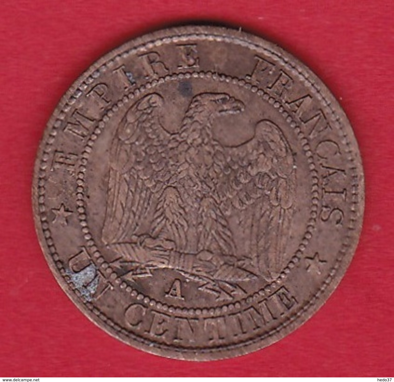 France 1 Centime Napoléon III Tête Nue - 1853 A - Other & Unclassified