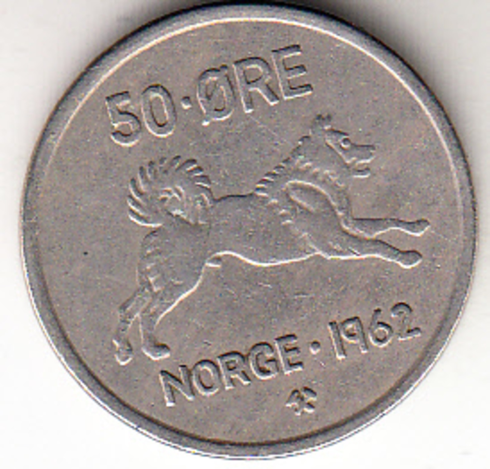 NORUEGA 1962. OLAV V.  50 ÖRE  VER FOTO. EBC  CN4280 - Noruega