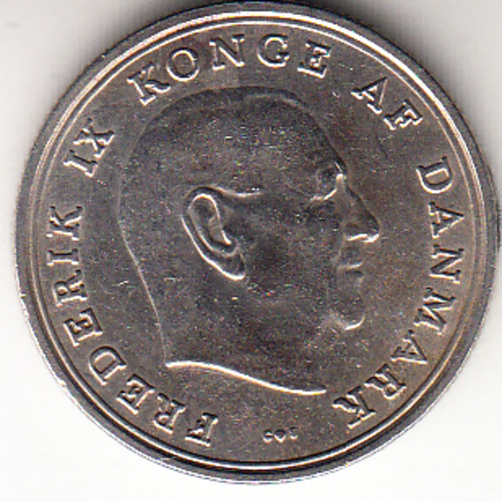 DINAMARCA 1971   1 KRONE . REY FREDERIK  IX   VER FOTO. EBC  CN4283 - Dinamarca