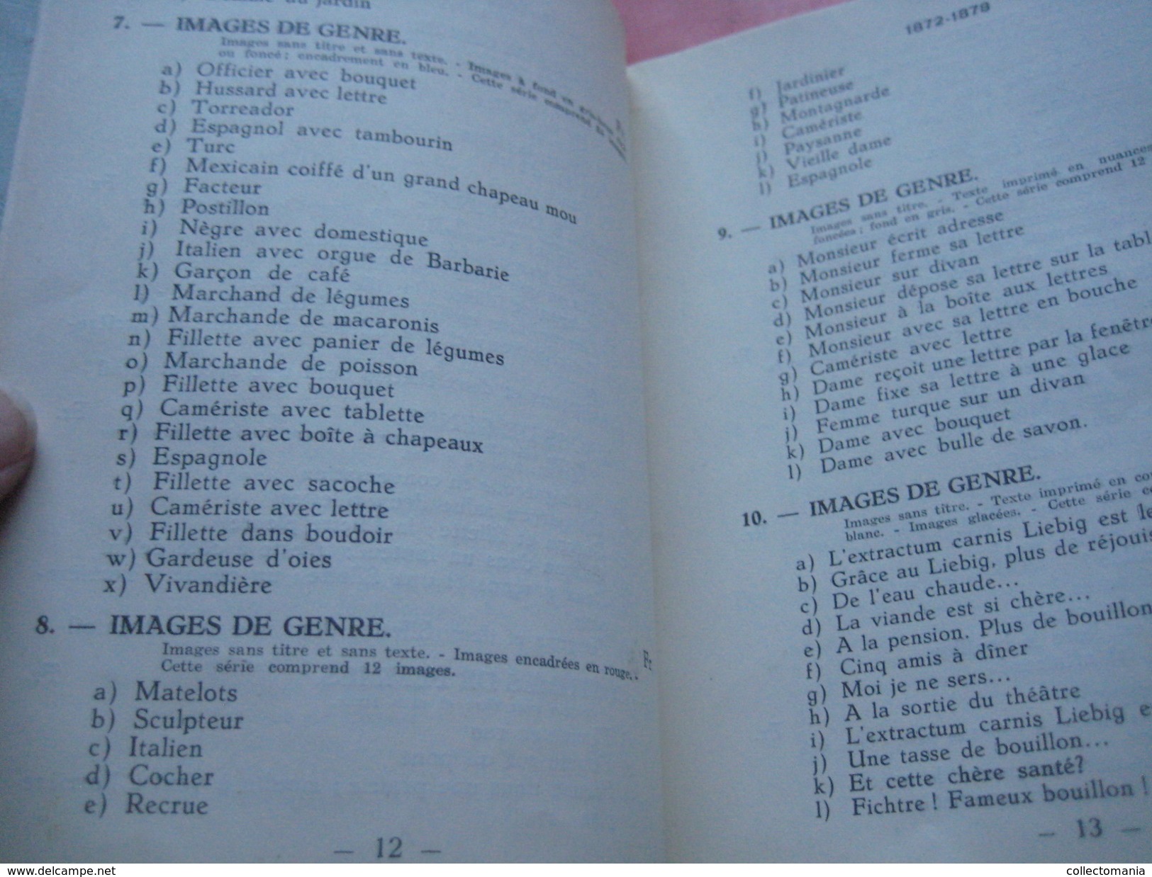 19 old catalogues price lists Compagnie Liebig - Katalogen - 1900 à 2000, DRESER 1902 1903, Tourteau, Sanguinetti