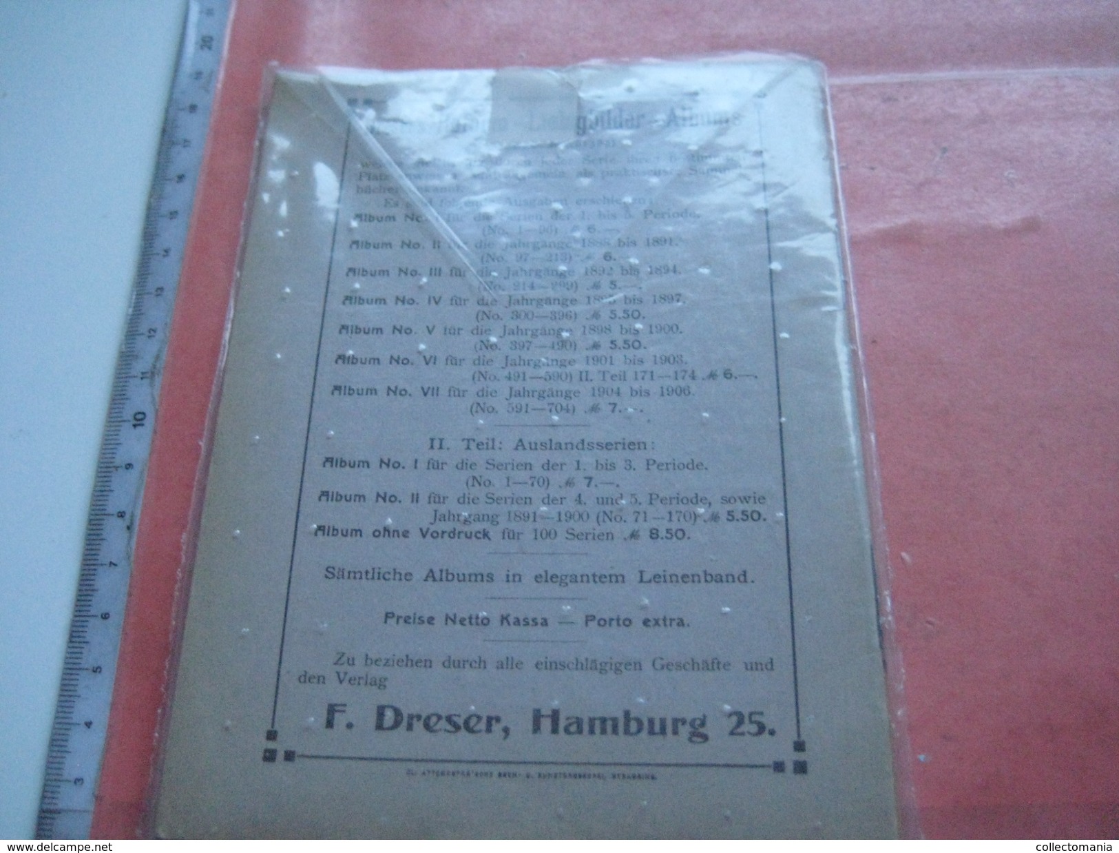 19 old catalogues price lists Compagnie Liebig - Katalogen - 1900 à 2000, DRESER 1902 1903, Tourteau, Sanguinetti