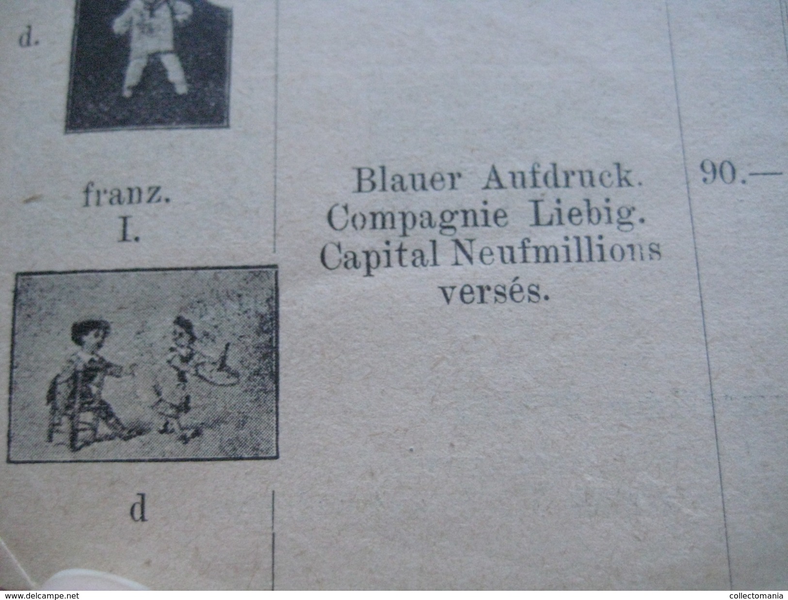 19 old catalogues price lists Compagnie Liebig - Katalogen - 1900 à 2000, DRESER 1902 1903, Tourteau, Sanguinetti