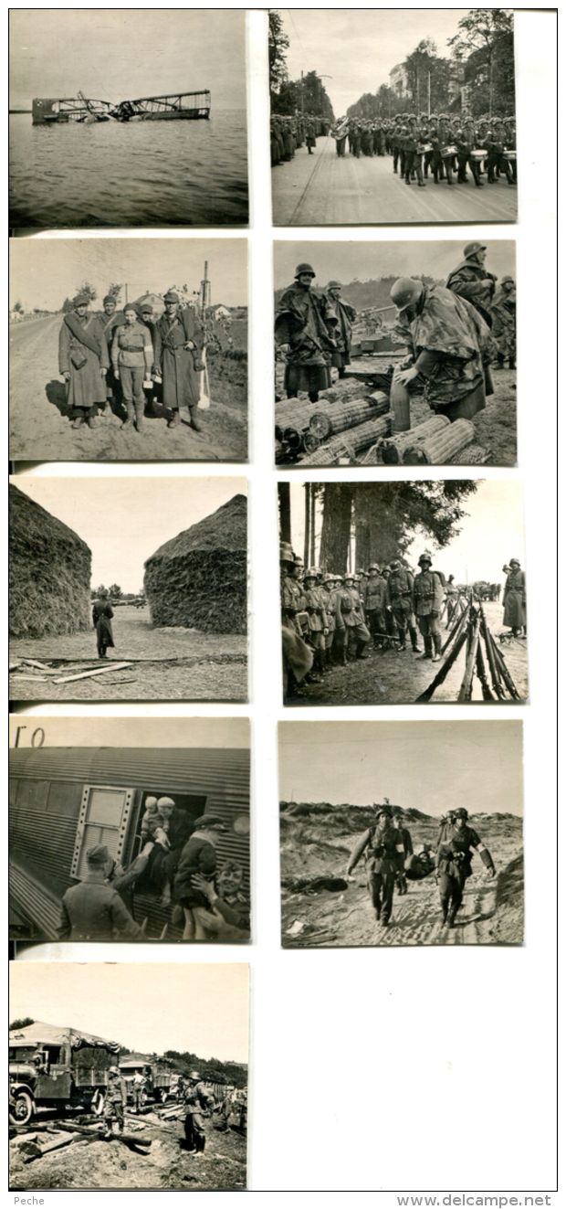 N°65 M -lot 17 Photos (4.5X5)  Guerre 1939/1945 Allemands - Guerre 1939-45