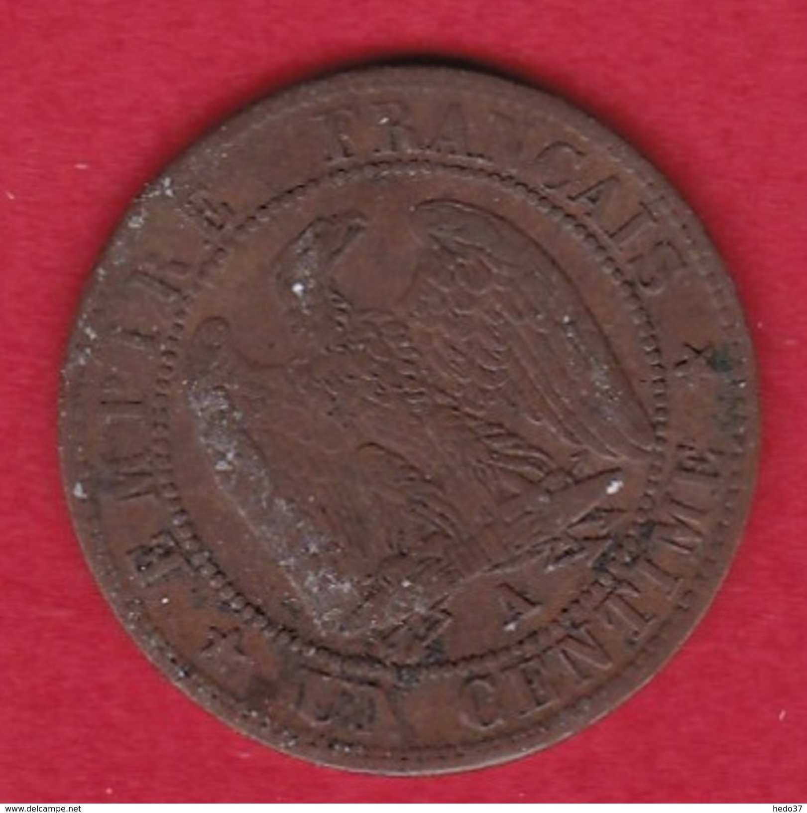 France 1 Centime Napoléon III Tête Laurée - 1862 A - Autres & Non Classés