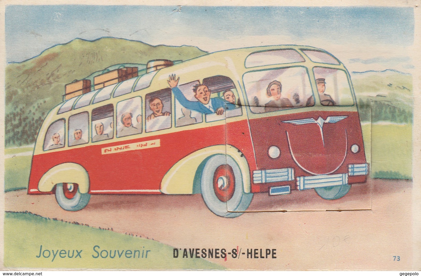 AVESNES Sur HELPE  - Carte à Système - Joyeux Souvenir  ( 10 Vues ) - Avesnes Sur Helpe