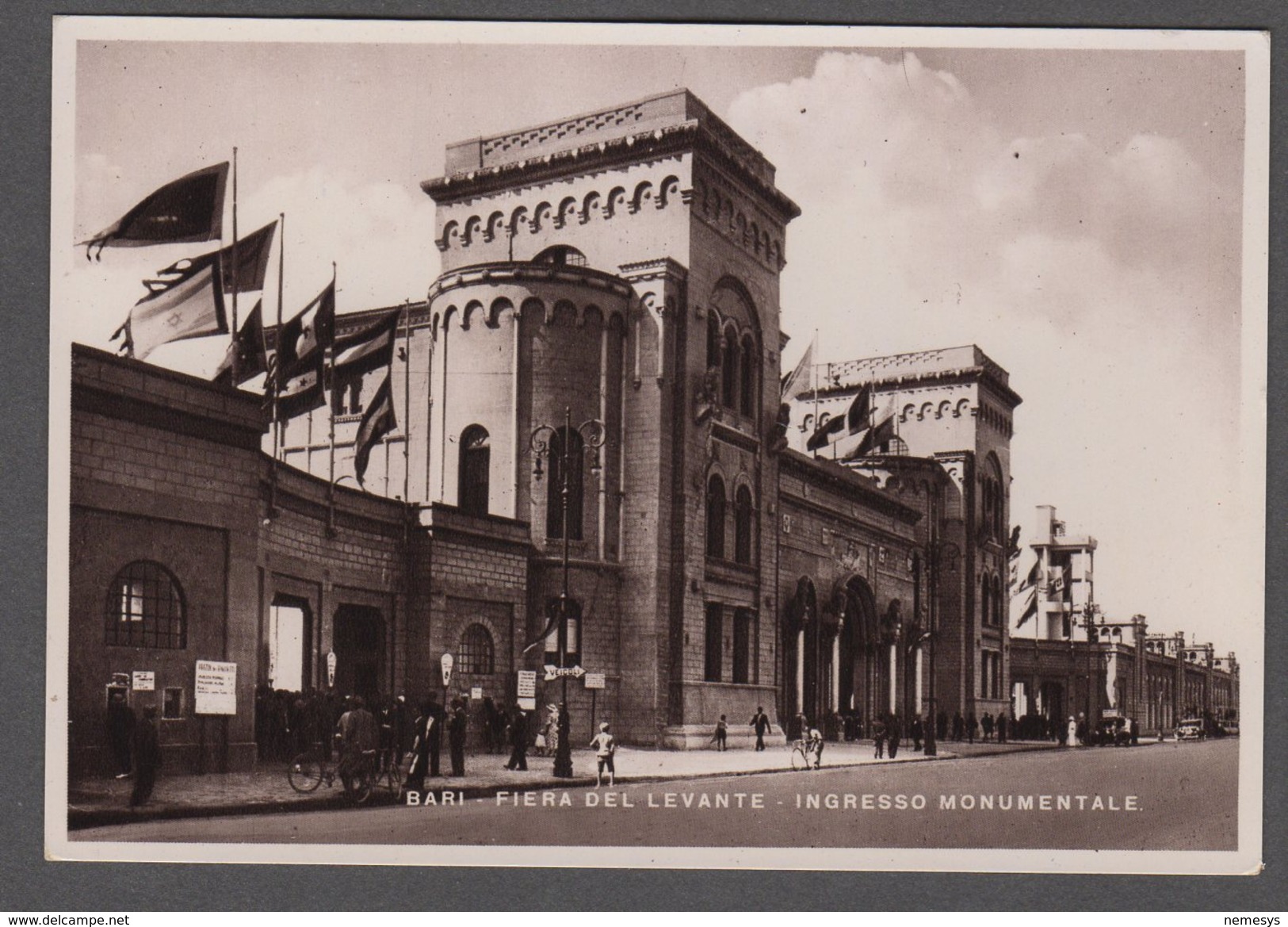 BARI FIERA DEL LEVANTE INGRESSO MONUMENTALE FG NV SEE 2 SCANS - Bari