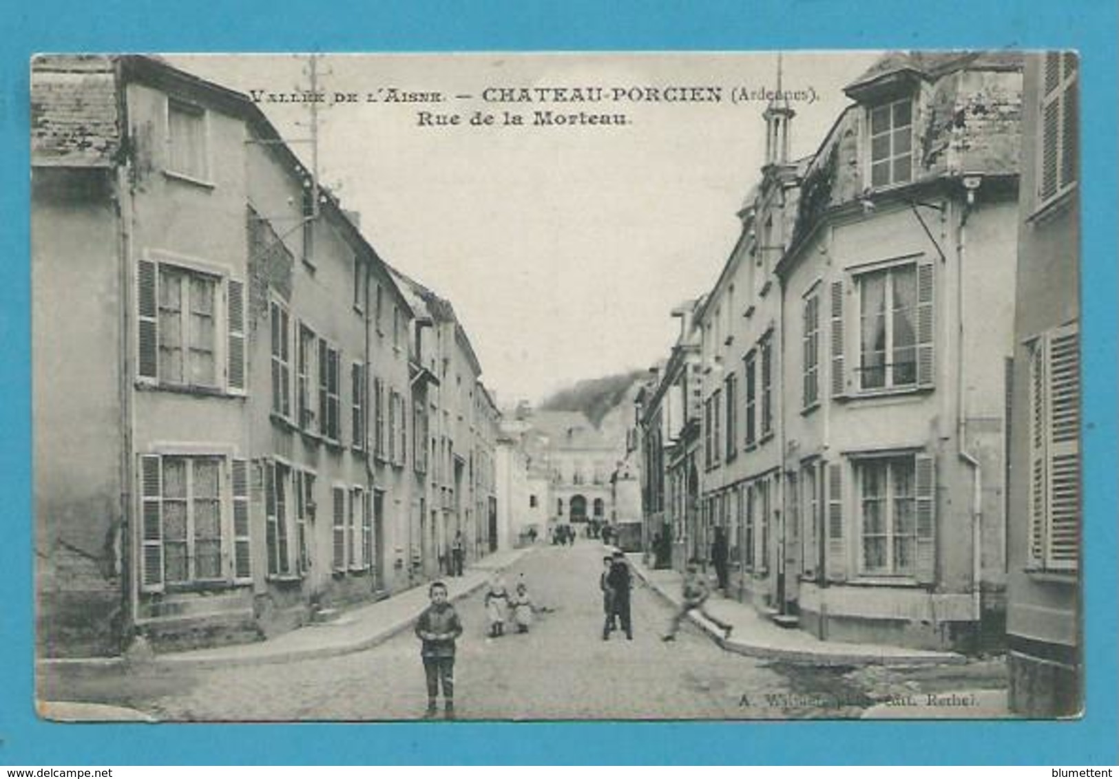 CPA Rue De La Morteau - Vallée De L'Aisne CHATEAU-PORCIEN 08 - Chateau Porcien