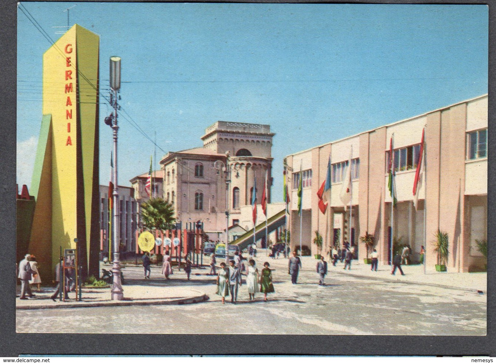 BARI FIERA DEL LEVANTE CARTOLINA DELL'ENTE FIERA FG NV SEE 2 SCANS - Bari