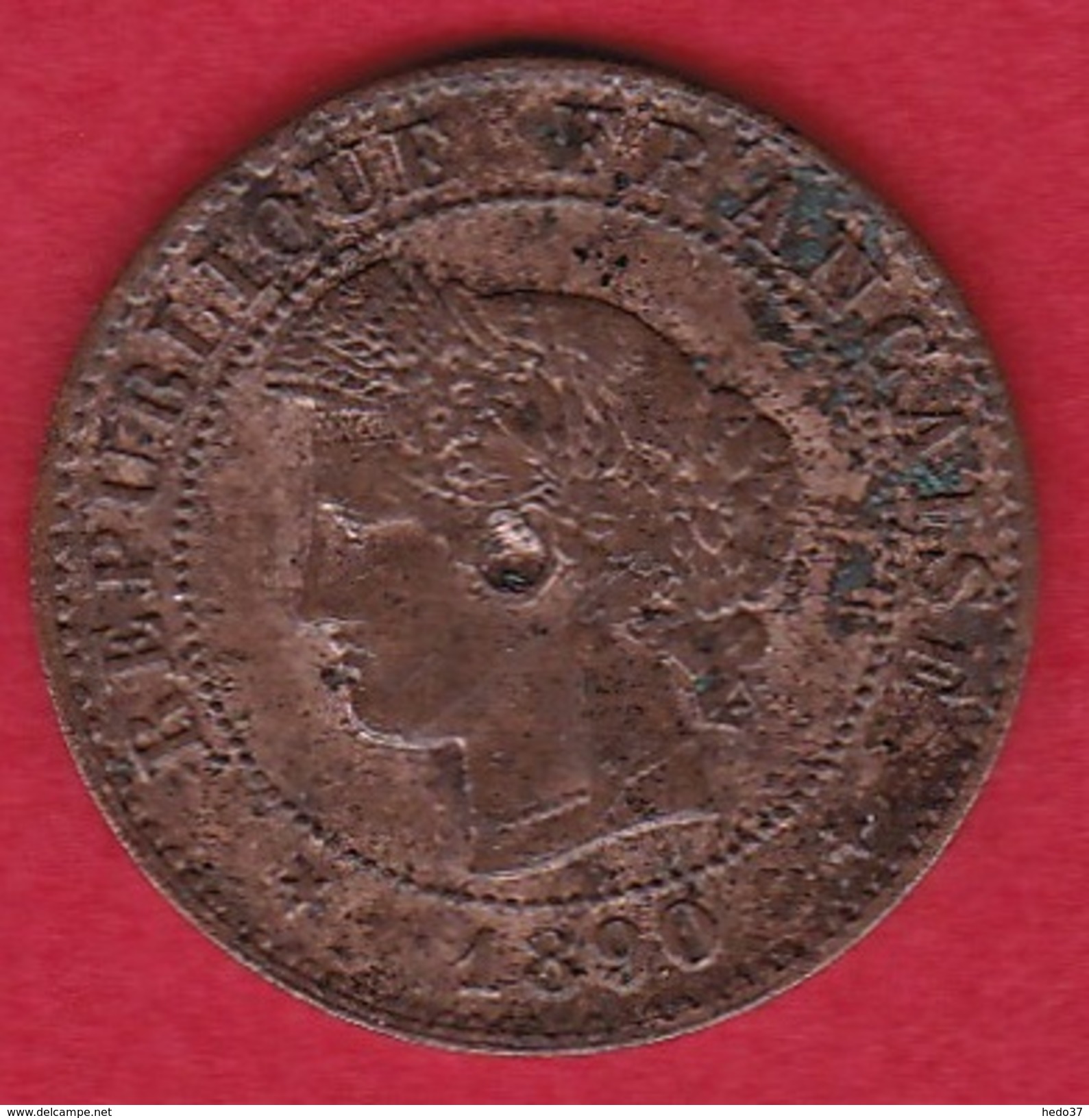 France 1 Centime IIIe République - Cérès - 1890 A - 1 Centime