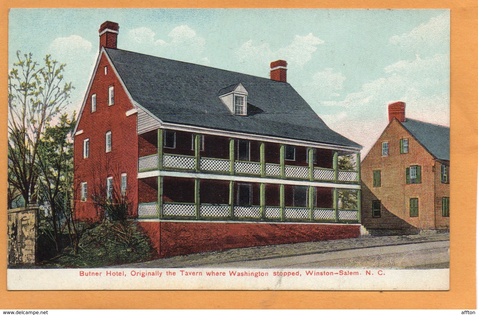 Winston Salem NC 1905 Postcard - Winston Salem