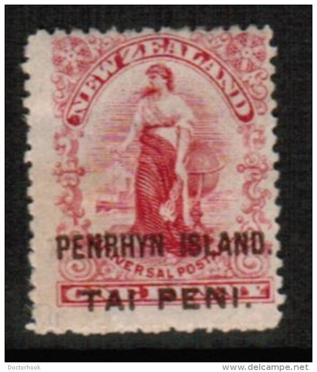 PENRHYN ISLANDS  Scott # 6* VF MINT HINGED - Penrhyn