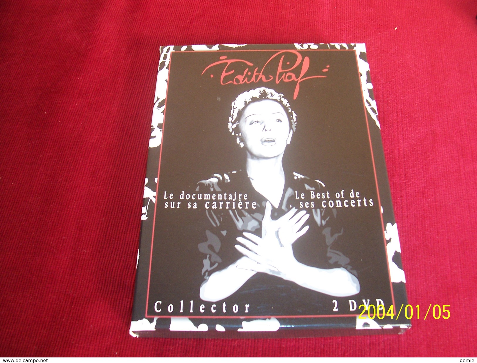 EDITH PIAF LE DOCUMENTAIRE SUR SA CARRIERE  ° LE BEST OF DE SES CONCERTS  DOUBLE DVD - Concert En Muziek