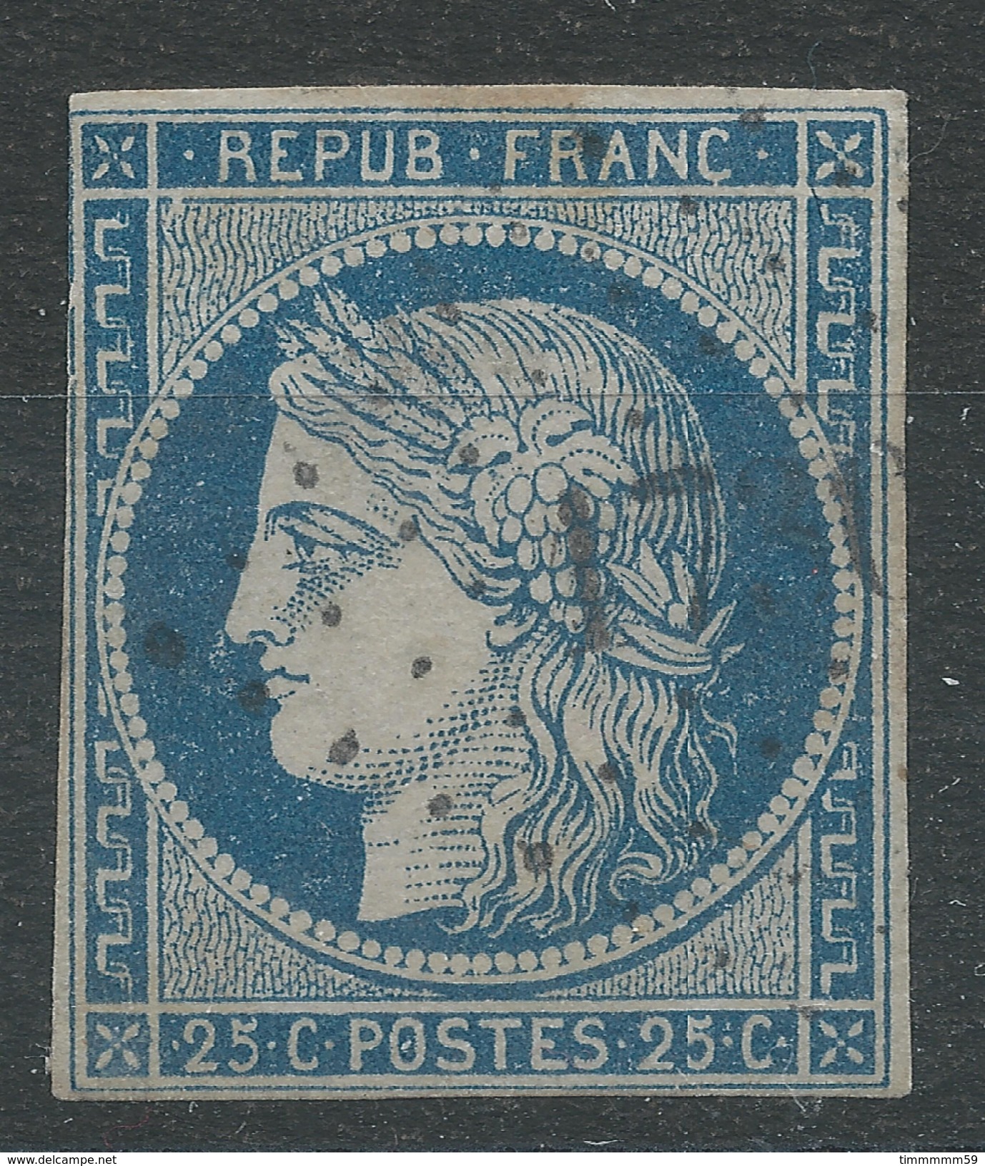 Lot N°33648   N°4, Oblit PC 1730 LIMOGES (81) - 1849-1850 Ceres