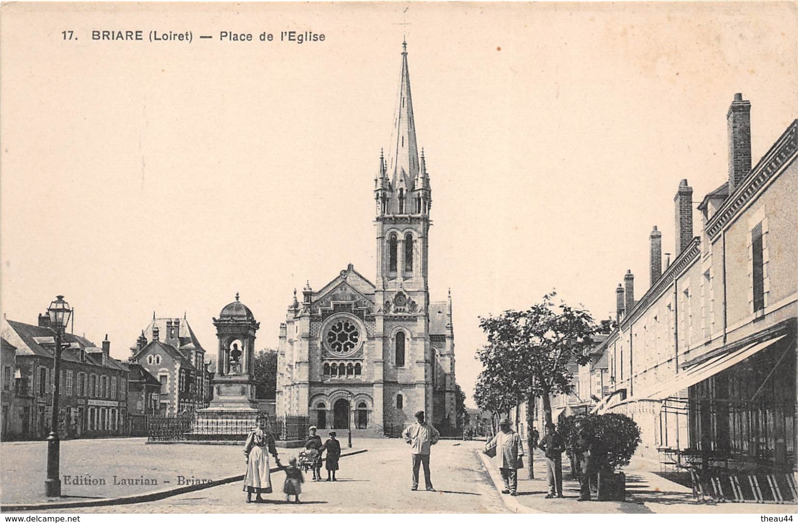 ¤¤  -  17   -   BRIARE   -  Place De L'Eglise  -  ¤¤ - Briare