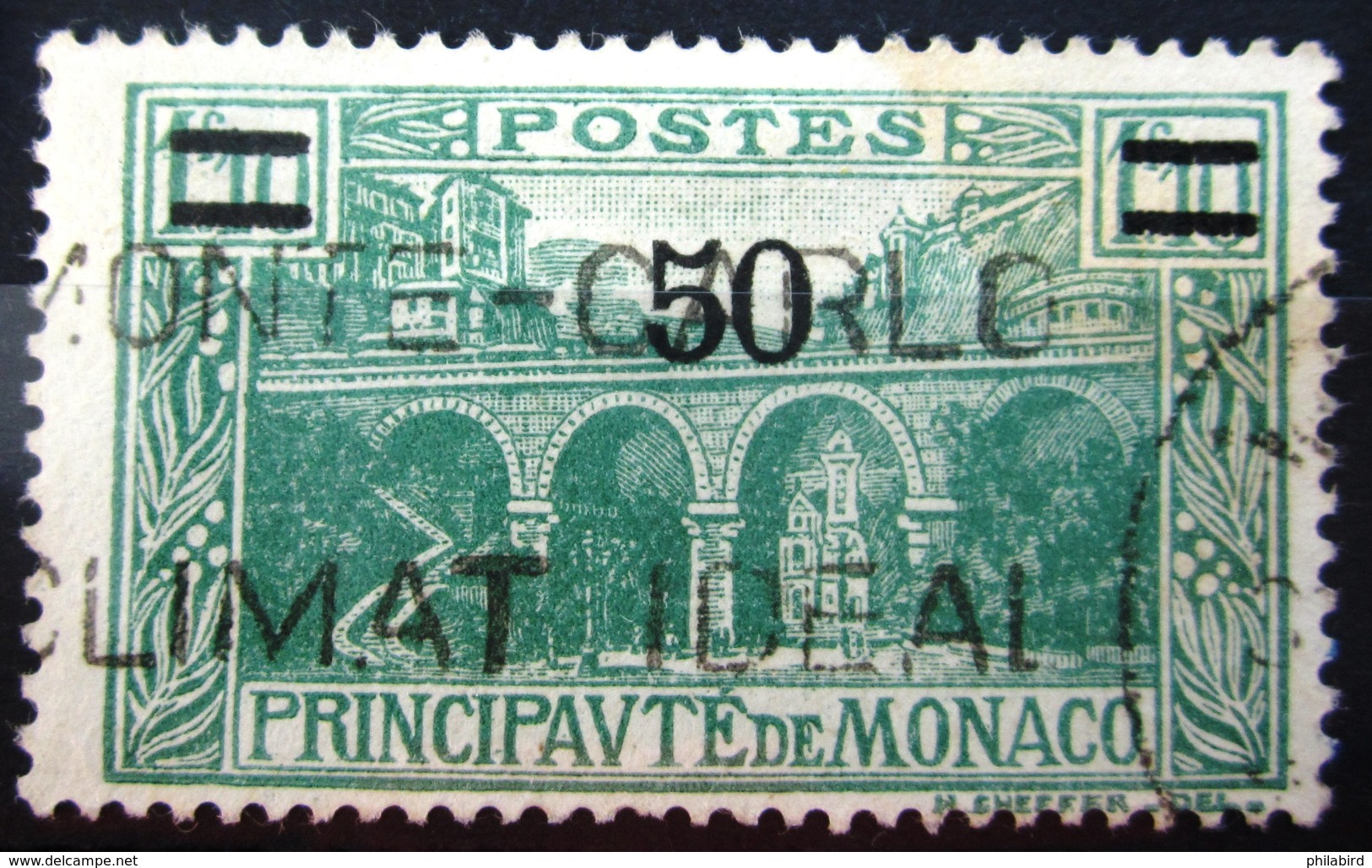 MONACO             N° 107               OBLITERE - Oblitérés