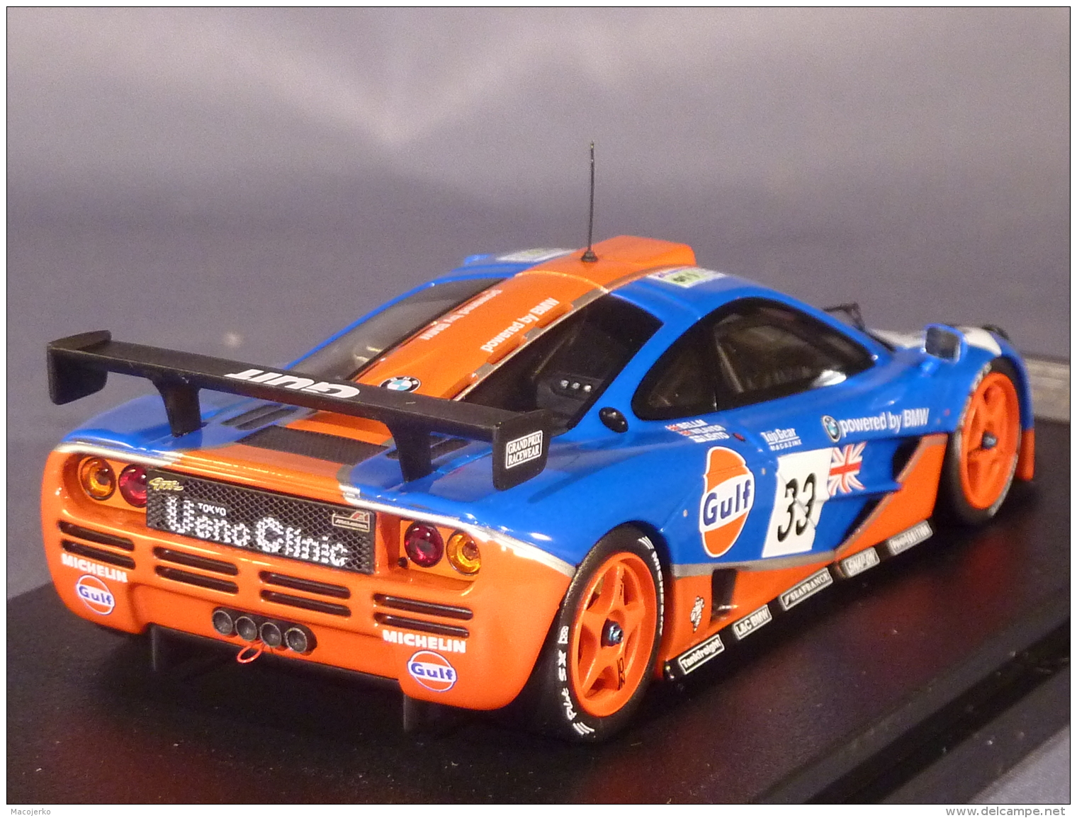 HPI Racing 8266, McLaren F1 GTR, Le Mans 1996, R. Bellm - J. Weaver - J.J. Lehto, 1:43 - Autres & Non Classés