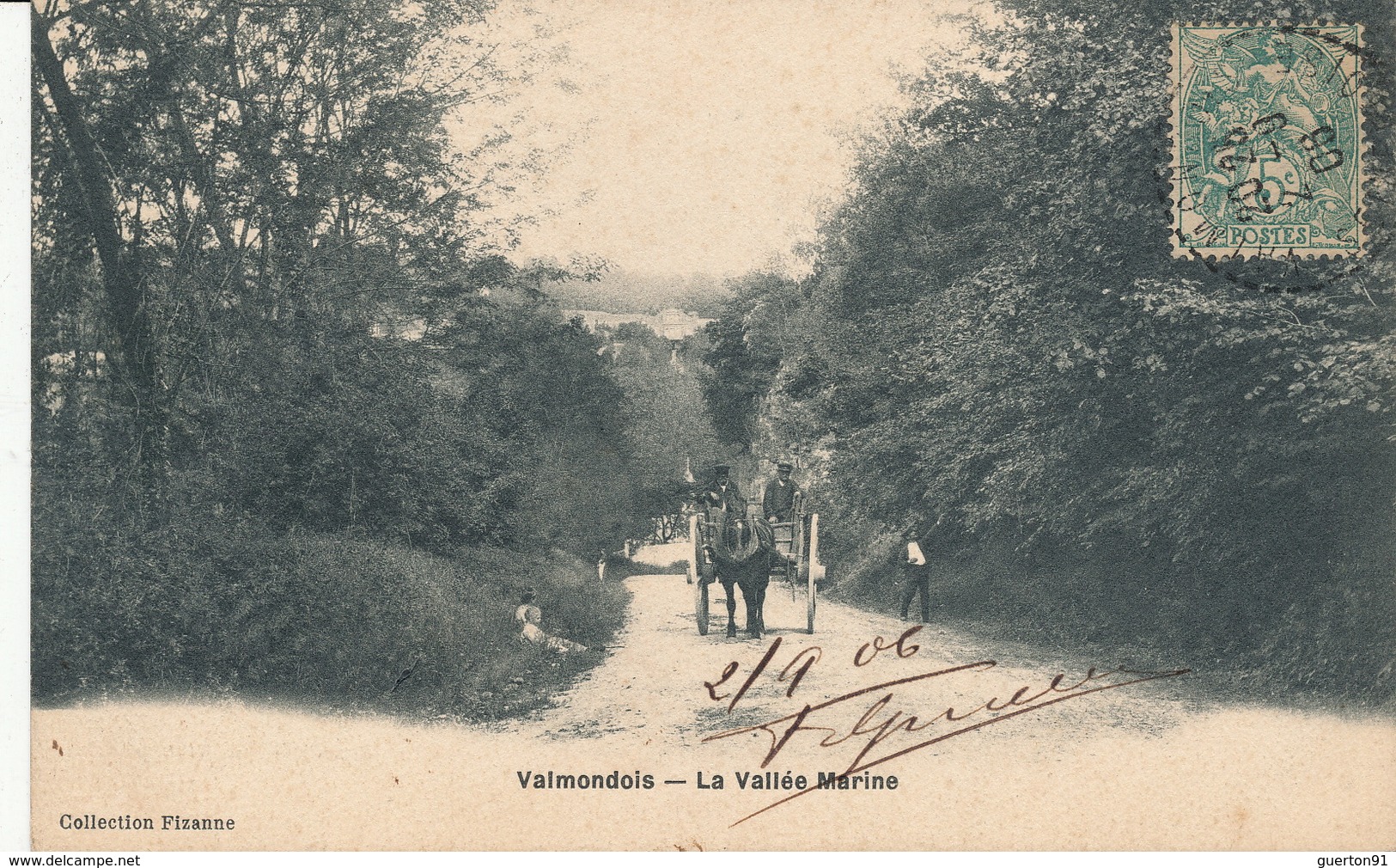 ( CPA 95 ) VALMONDOIS  /  La Vallée Marine - - Valmondois