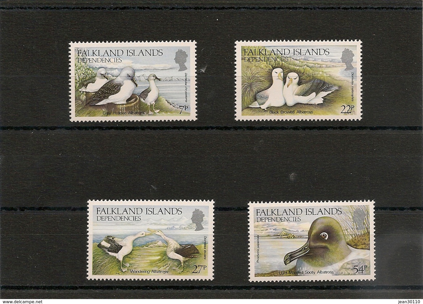 FALKLAND Année 1985 Oiseaux  N° Y/T: 141/144** - Islas Malvinas