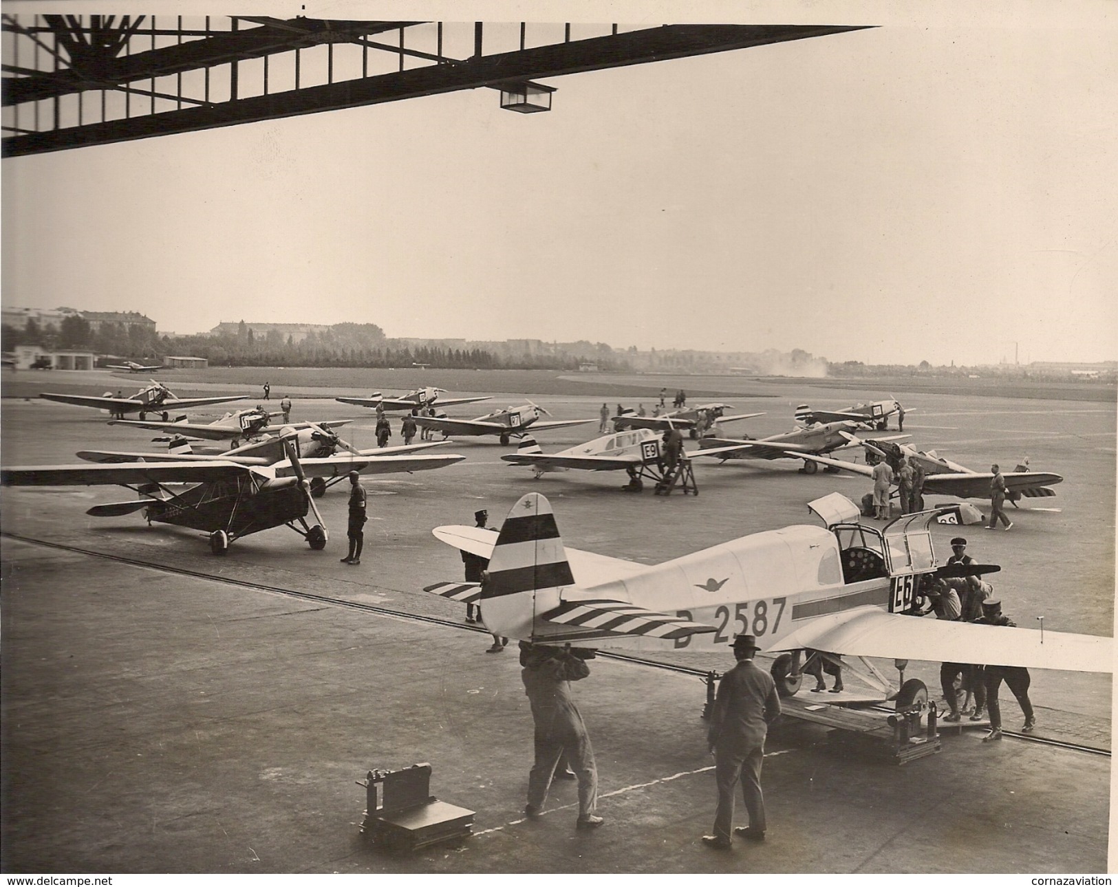 Aviation - Deutschlandflug 1933 - Berlin - Tempelhof - Autres & Non Classés