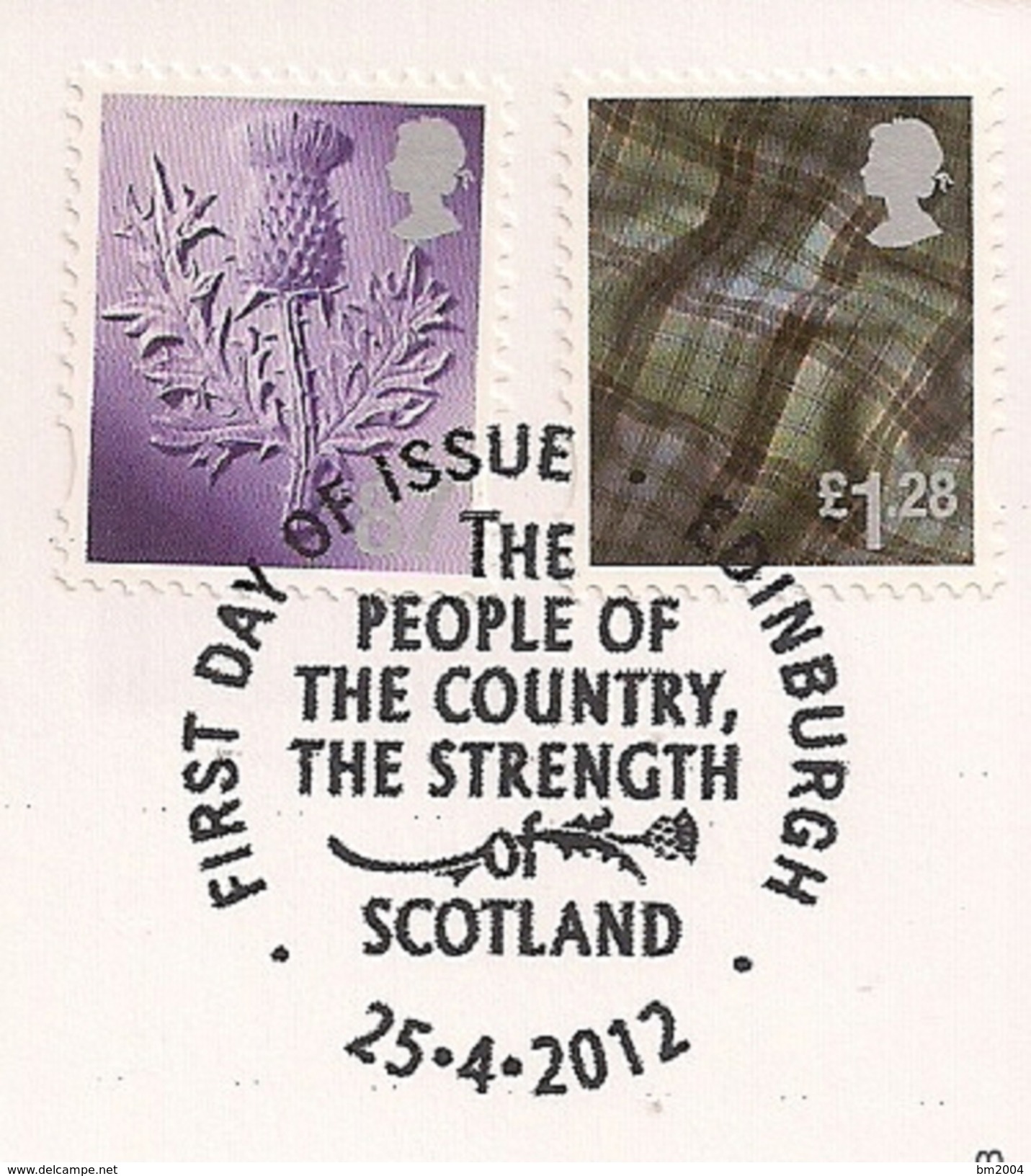 2012 GREAT BRITAIN Scotland   Regional Mi.. 113-4 FD- Used - Scotland