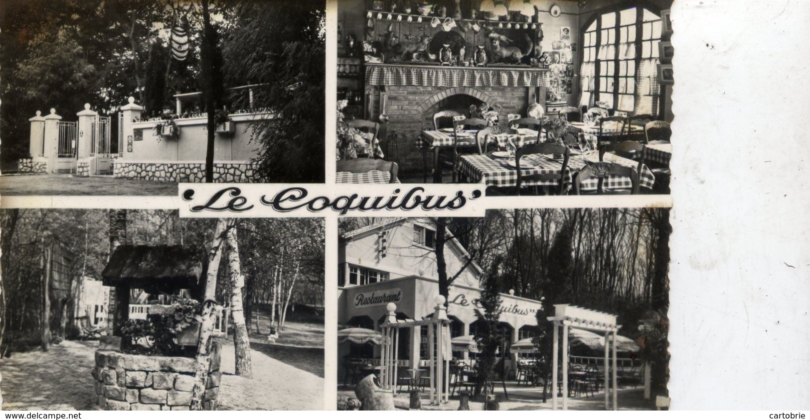 91 MILLY La FORET Le Coquibus Route De Fontainebleau Auberge En Foret De Fontainebleau 4 Vues - Milly La Foret