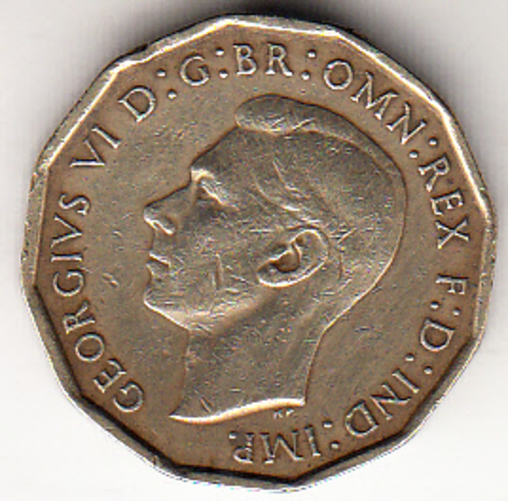 GRAN BRETAÑA 1944 THREE PENCE  GEORGIUS VI   EBC     CN4288 - F. 3 Pence