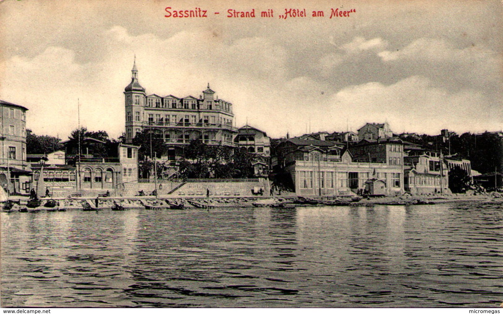 SASSNITZ - Strand Mit Hôtel Am Meer - Sassnitz