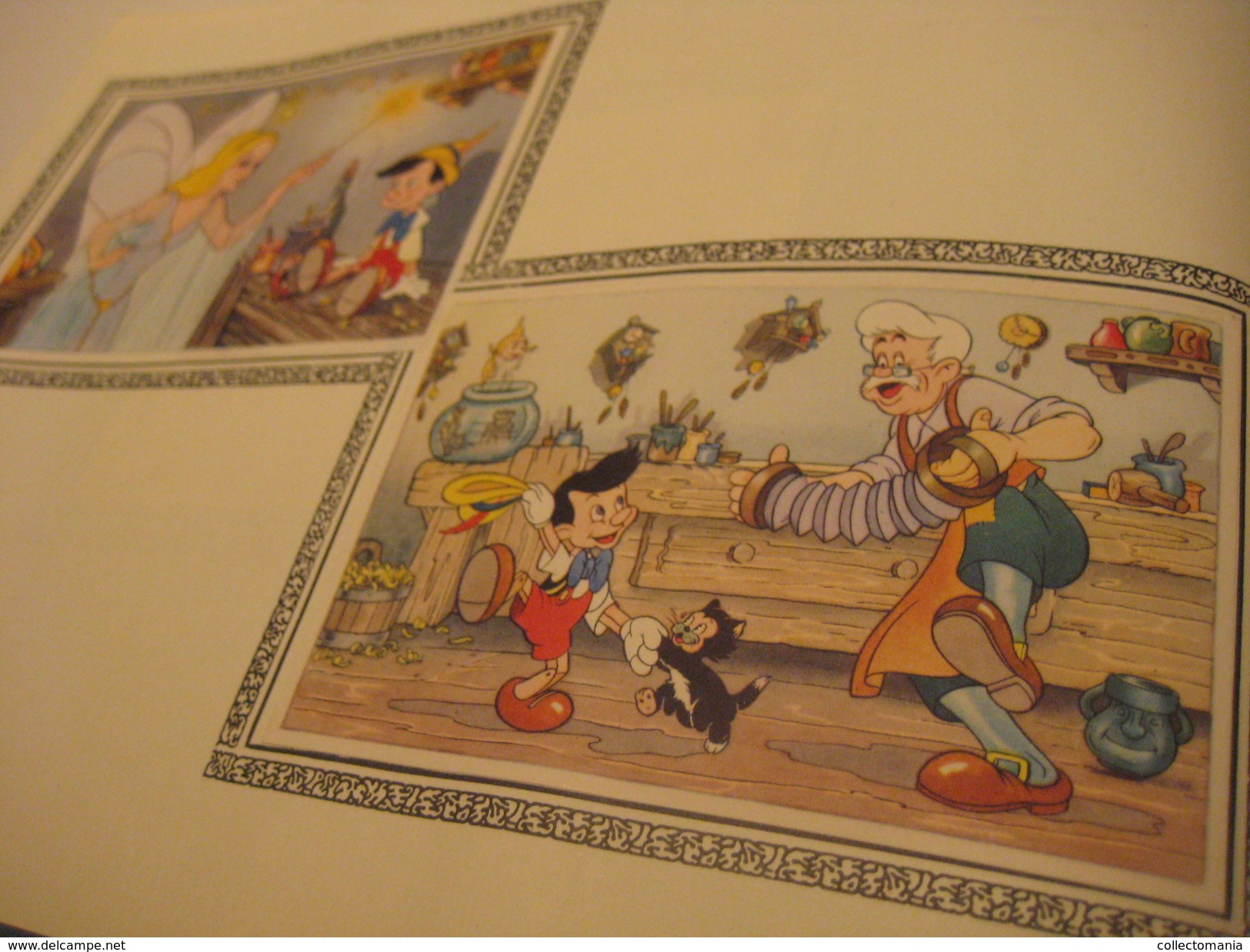 4 complete albulms  '50 's De Beukelaer, in albums, Disney, chocolat cards Robin hood,3 pigs, Peter Pan, Pinocchio VG